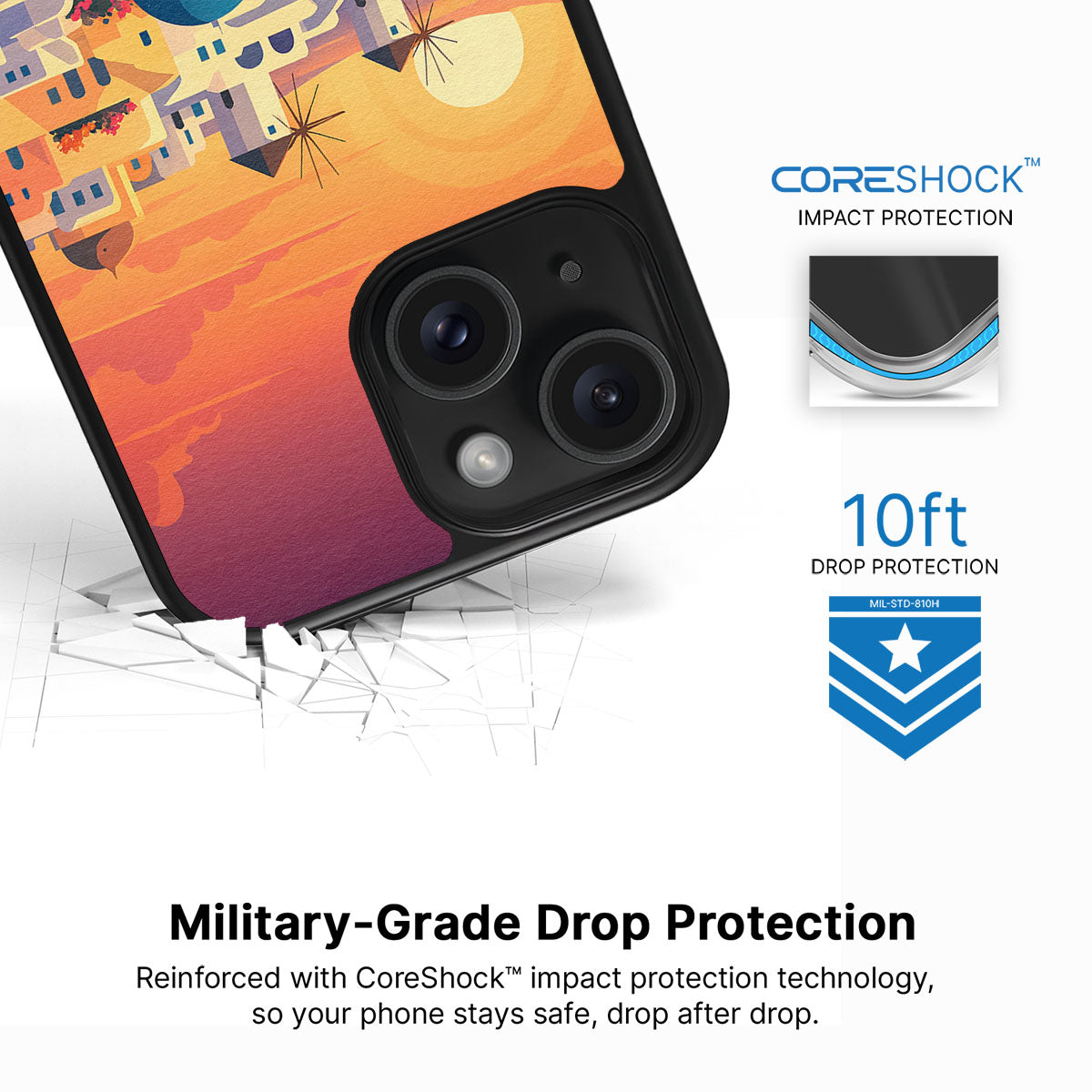 Santorini - iPhone 15 Case #case type_core (magsafe), #case type_core (non magsafe)