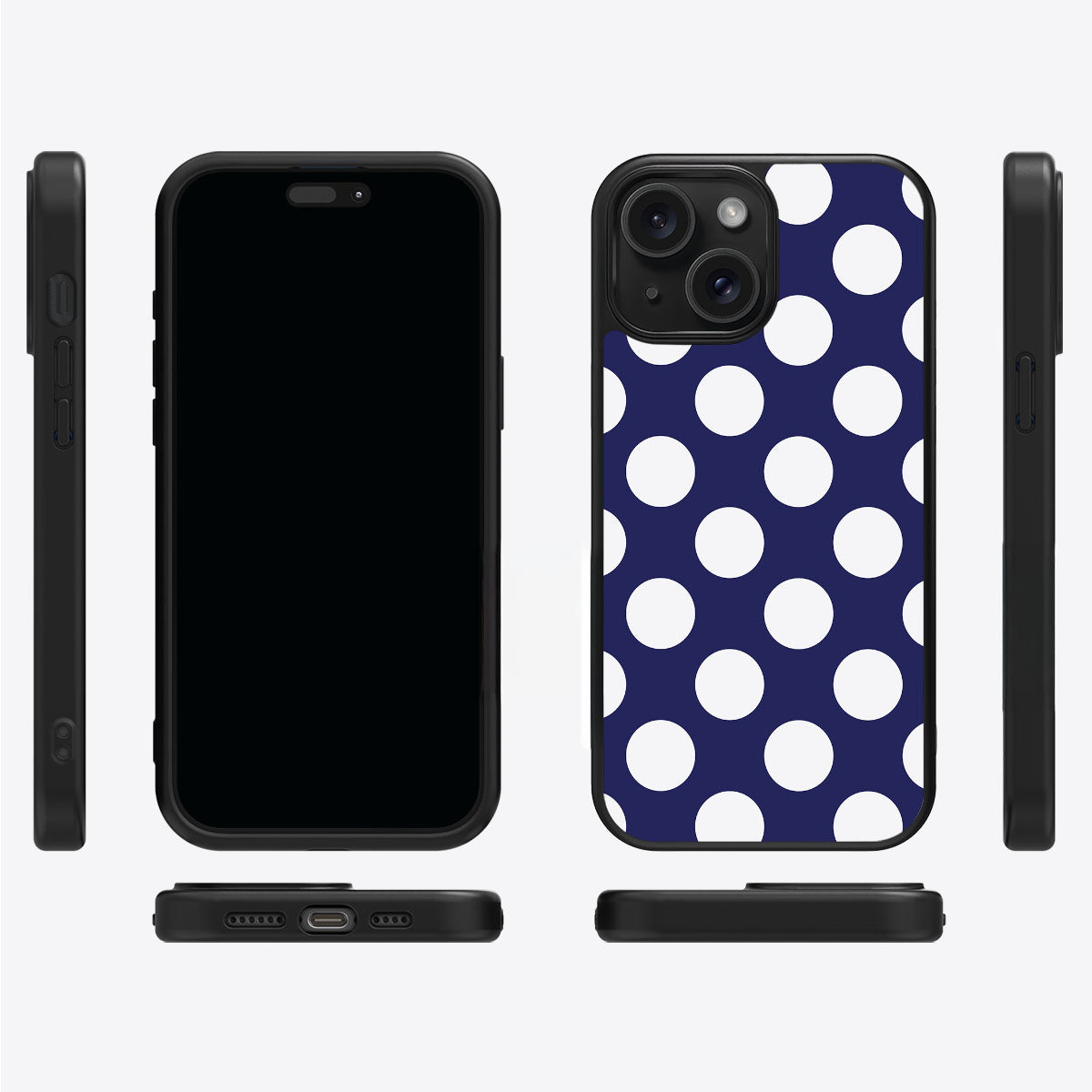 Sighting Moons iPhone 15 case cover – multi-angle view
