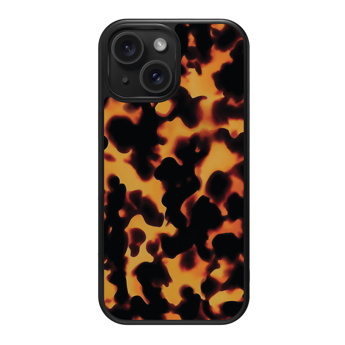 Animal Print Designer iPhone 15 Case – Tortoise Shell | MagSafe