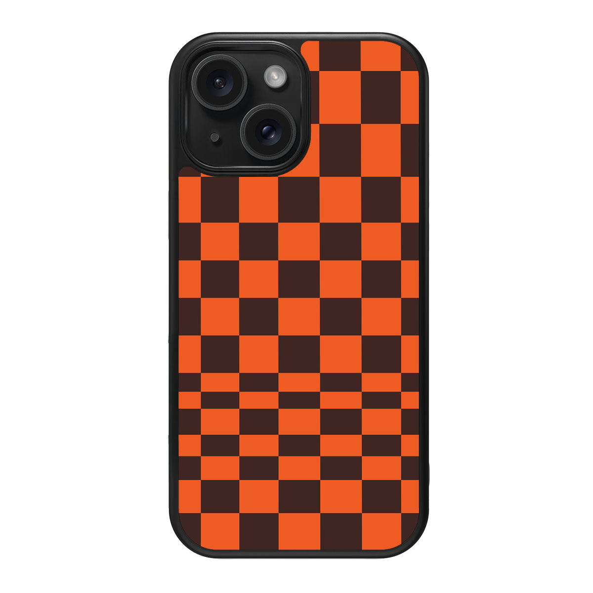 Amber Pop design back view – iPhone 15 Plus case