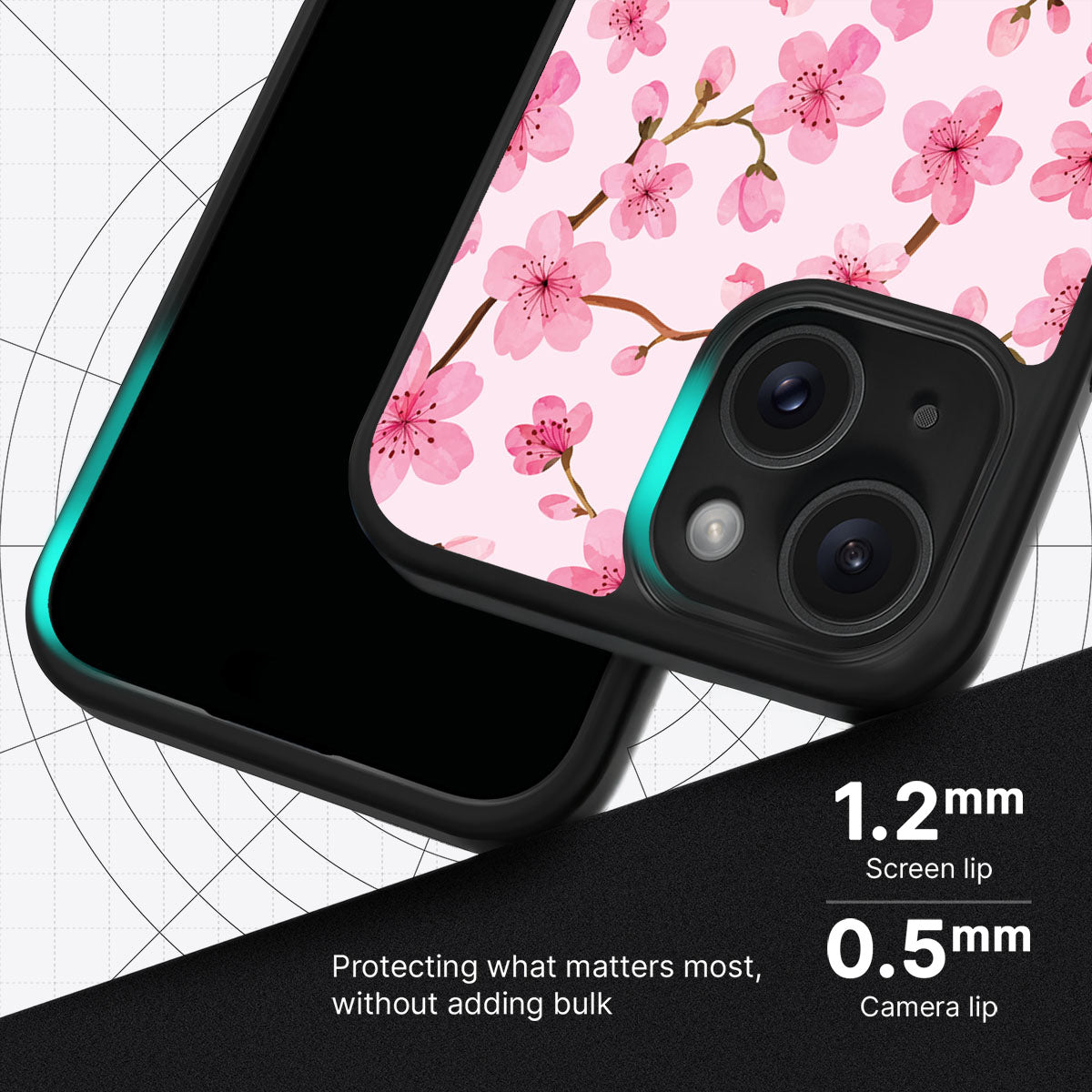 Cherry Blossom - iPhone 15 Plus Case #case type_core (magsafe), #case type_core (non magsafe)