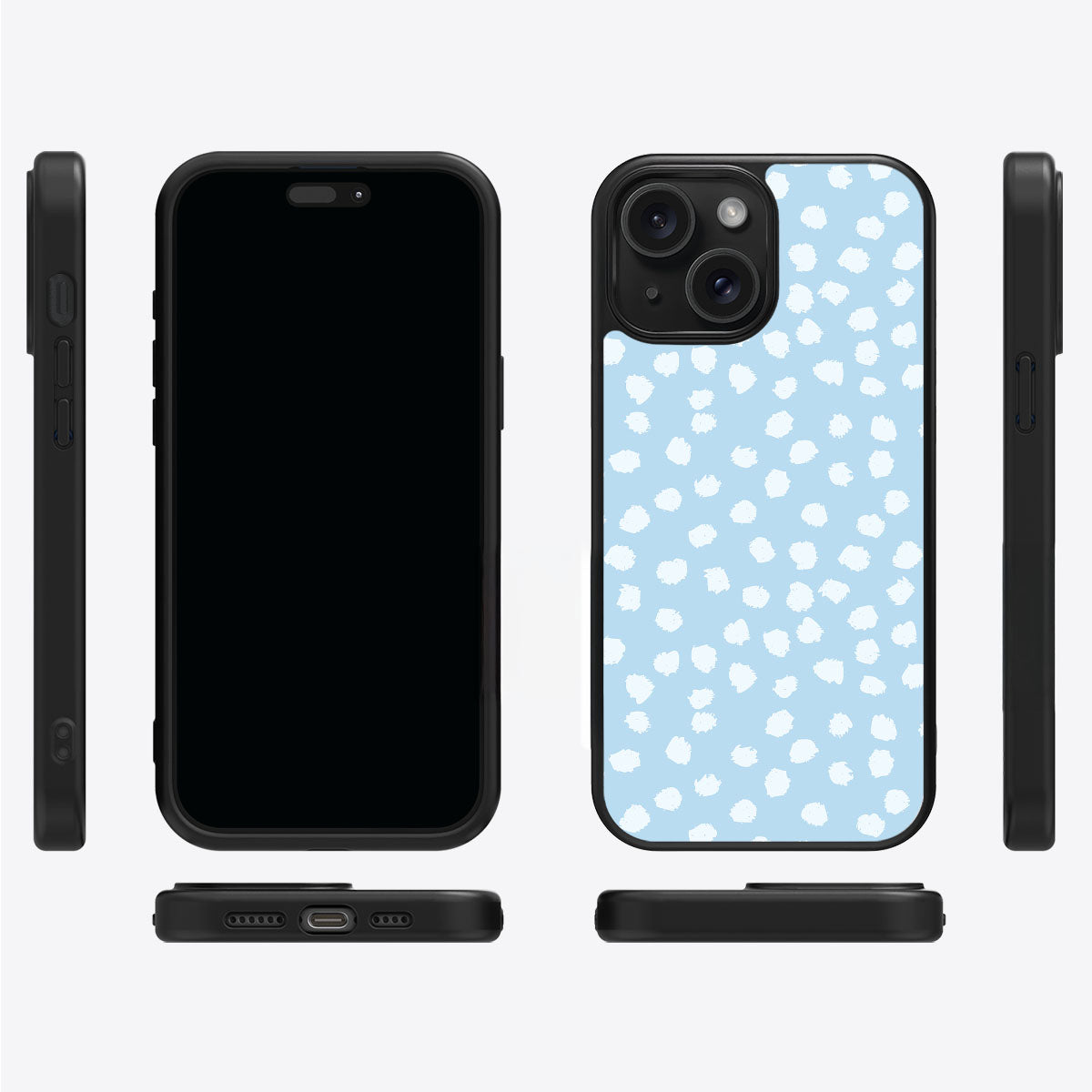 Cloud Dots - iPhone 15 Plus Case #case type_core (magsafe), #case type_core (non magsafe)