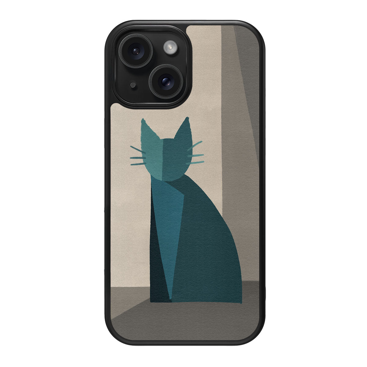 Cubist Feline - iPhone 15 Plus Case #case type_core (magsafe), #case type_core (non magsafe)