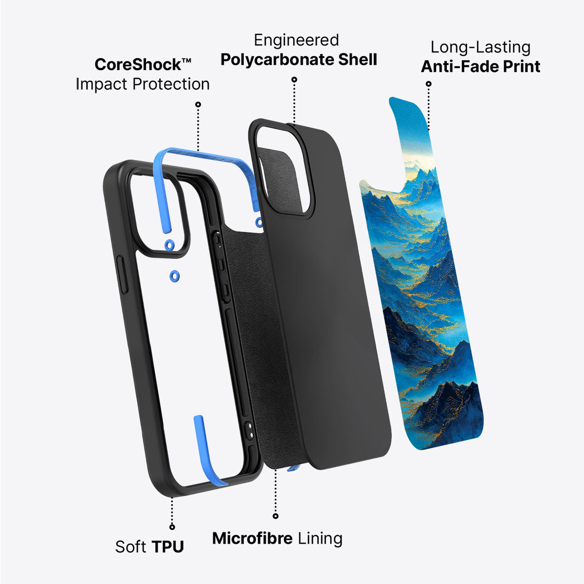 Ethereal Dawn - iPhone 15 Plus Case #case type_core (non magsafe)