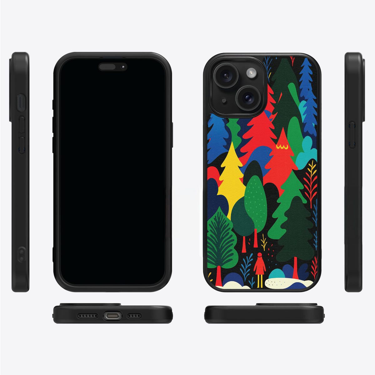 Forest Festivities - iPhone 15 Plus Case #case type_core (magsafe), #case type_core (non magsafe)