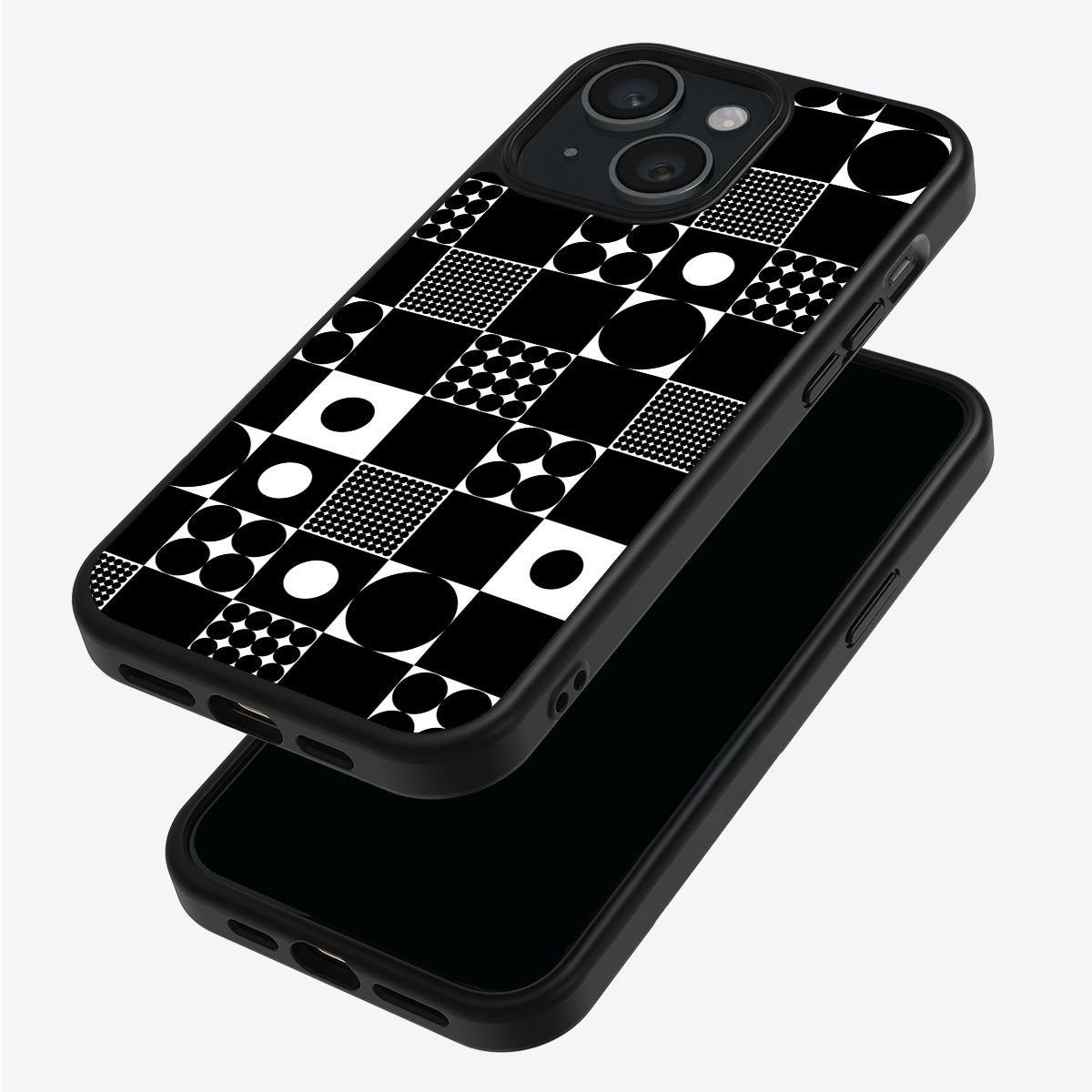 Grid and Orb - iPhone 15 Plus Case #case type_core (magsafe), #case type_core (non magsafe)