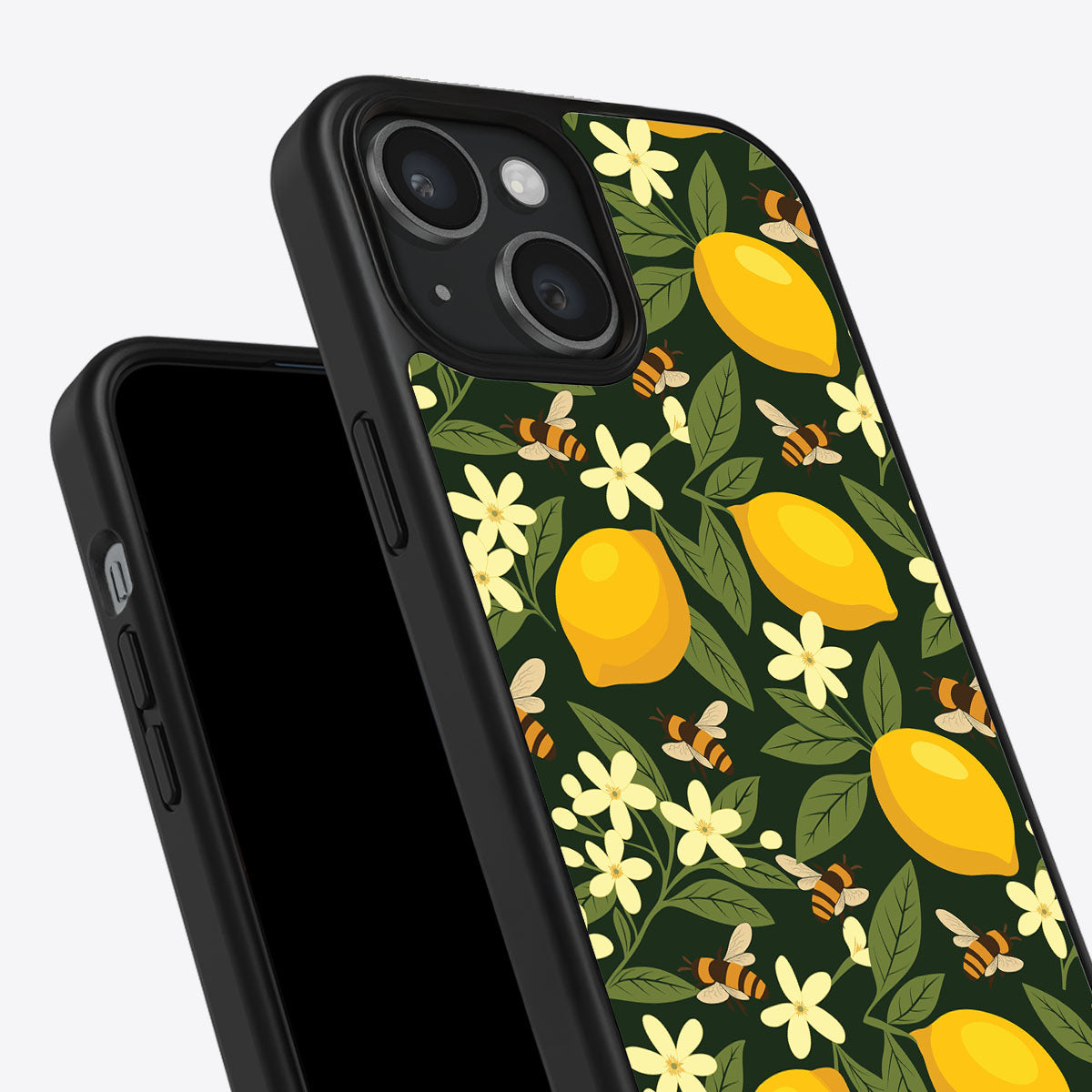 Lemon and Bees - iPhone 15 Plus Case #case type_core (non magsafe)