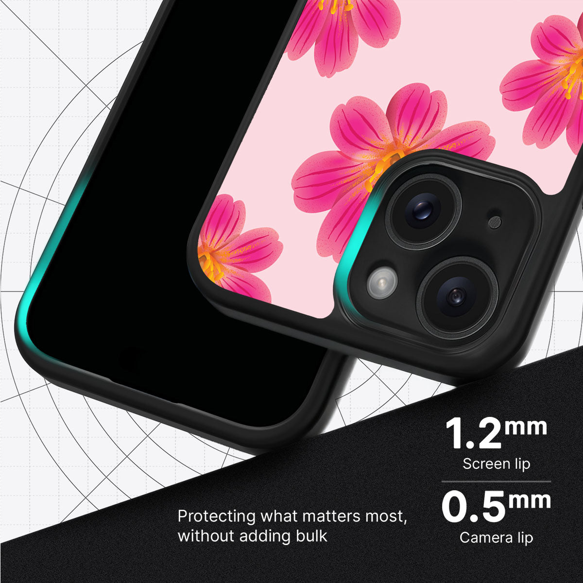 Lewisia Cotyledon - iPhone 15 Plus Case #case type_core (magsafe), #case type_core (non magsafe)