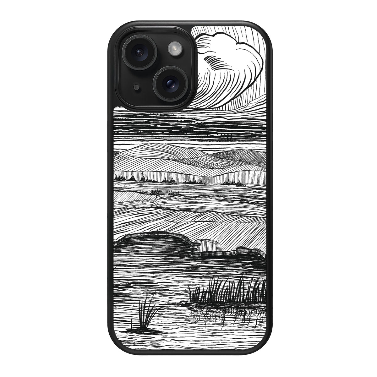 Linear Landscape - iPhone 15 Plus Case #case type_core (magsafe), #case type_core (non magsafe)