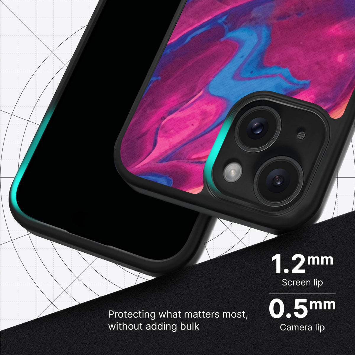 Luminous Lava - iPhone 15 Plus Case, #case type_core (magsafe), #case type_core (non magsafe)