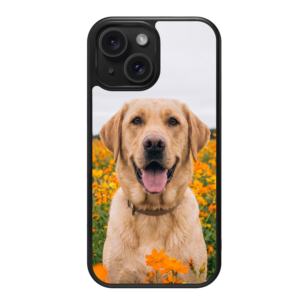 Personalised iPhone 15 Plus case – single pet photo design