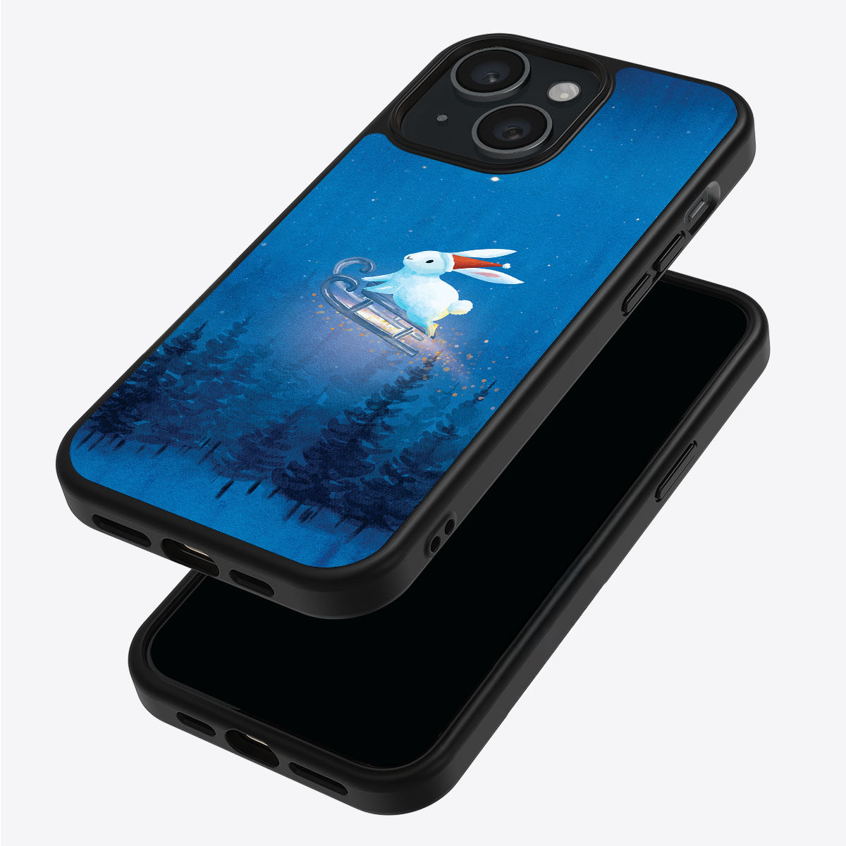 Santa Bunny - iPhone 15 Plus Case #case type_core (magsafe), #case type_core (non magsafe)