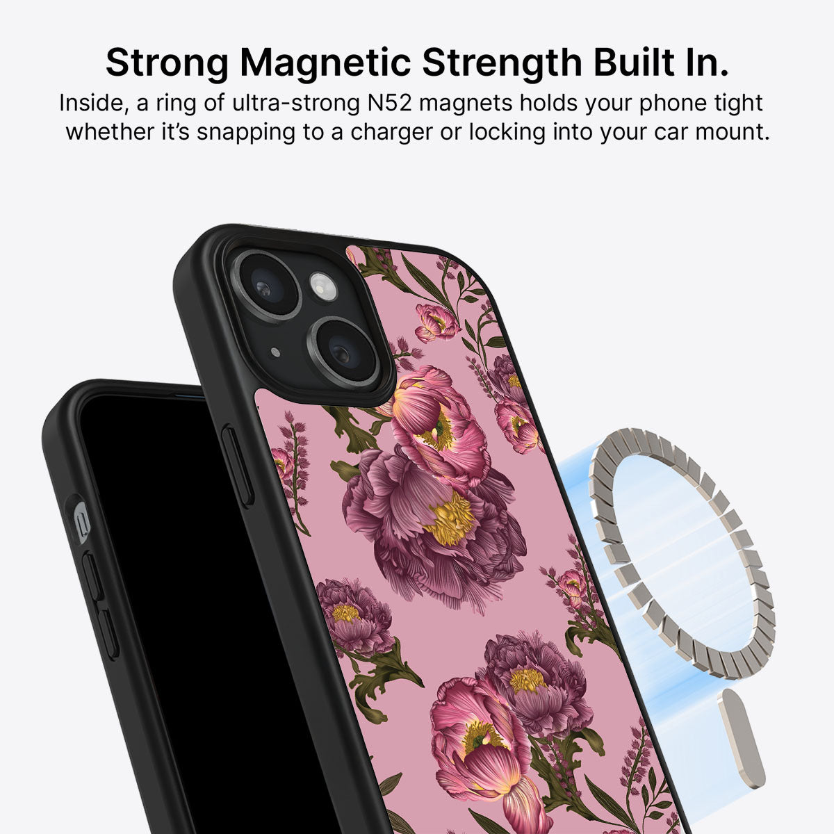 Vintage Blossoms - iPhone 15 Plus Case #case type_core (magsafe)