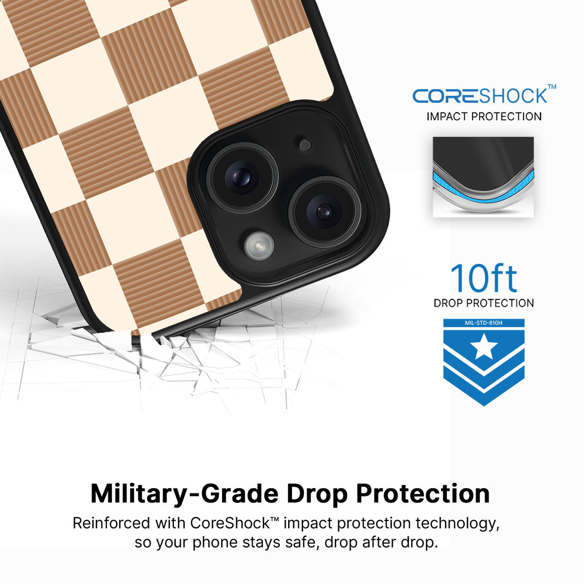 Vintage Mocha - iPhone 15 Plus Case #case type_core (magsafe), #case type_core (non magsafe)