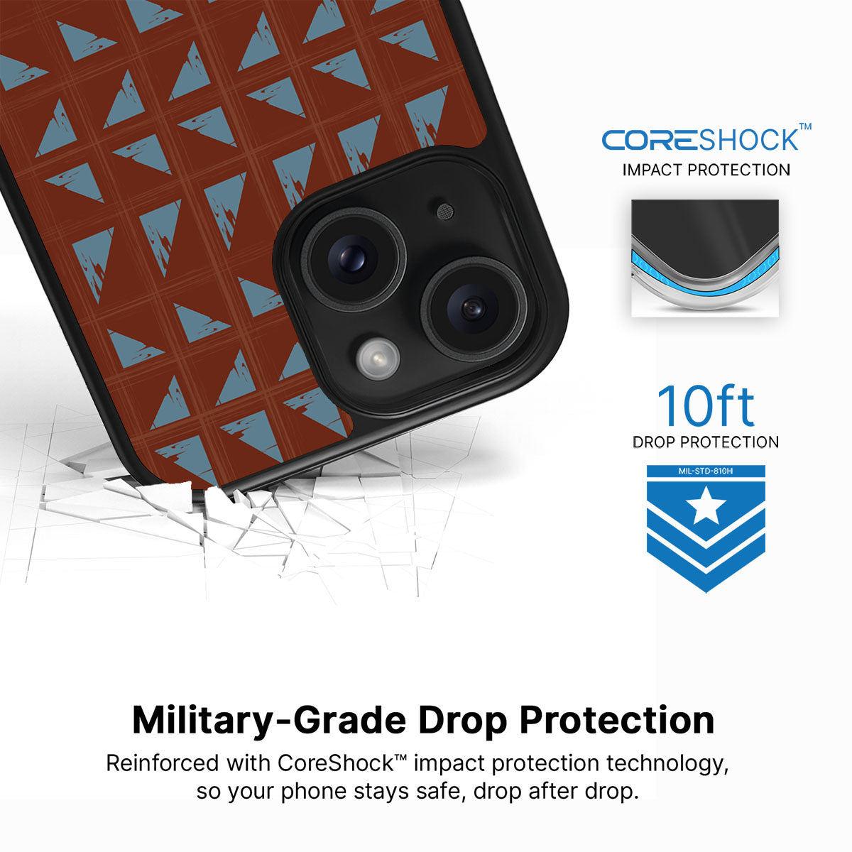 Winter Kilim - iPhone 15 Plus Case, #case type_core (magsafe), #case type_core (non magsafe)