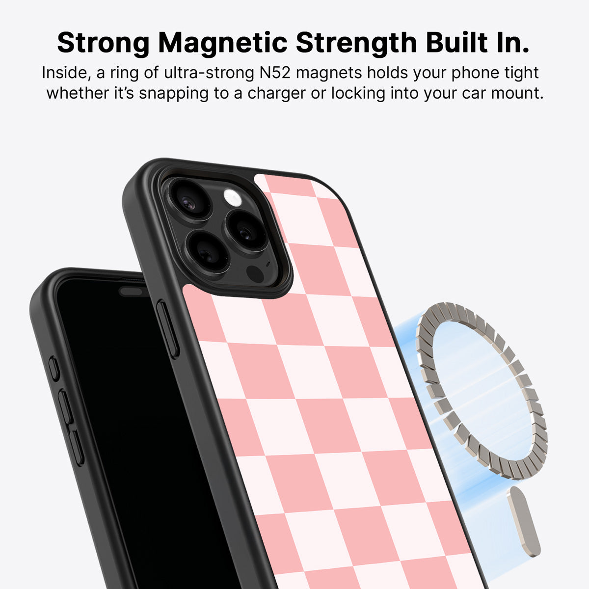 iPhone 15 Pro MagSafe case – Ballet Tile design