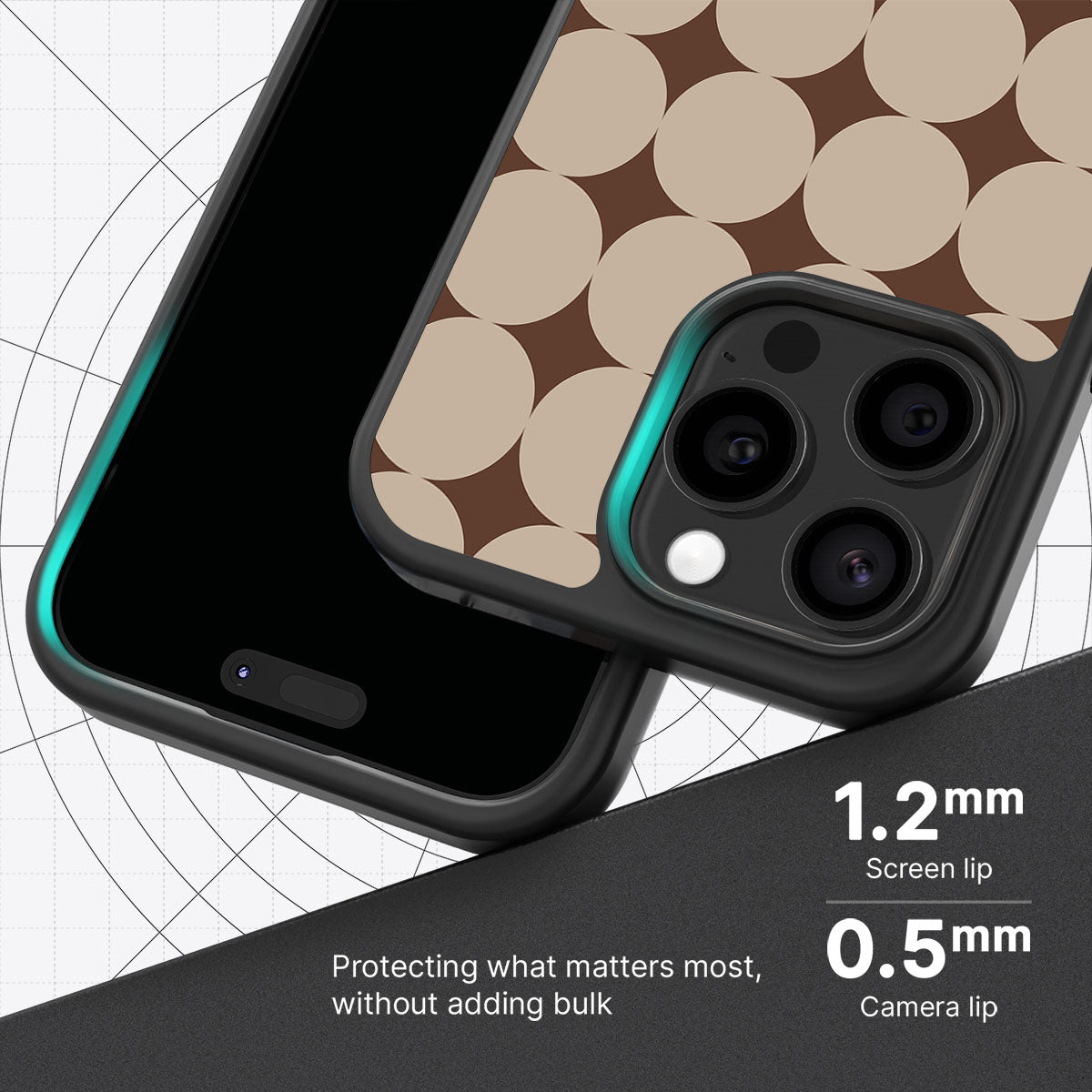 Caffe Latte slim iPhone 15 Pro phone case
