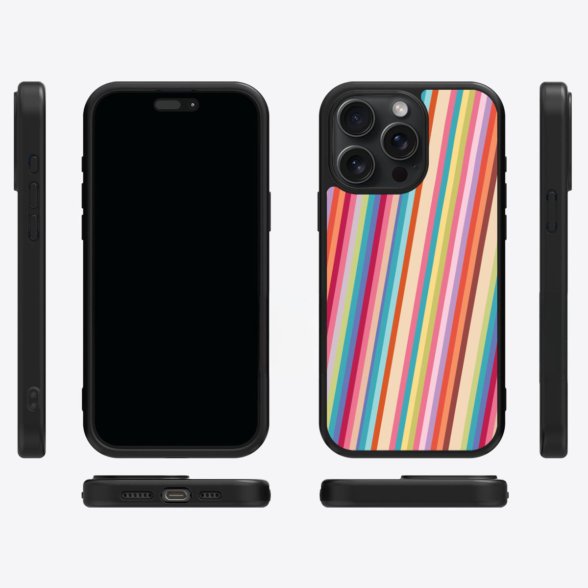 Candy Stripe - iPhone 15 Pro Case #case type_core (magsafe), #case type_core (non magsafe)
