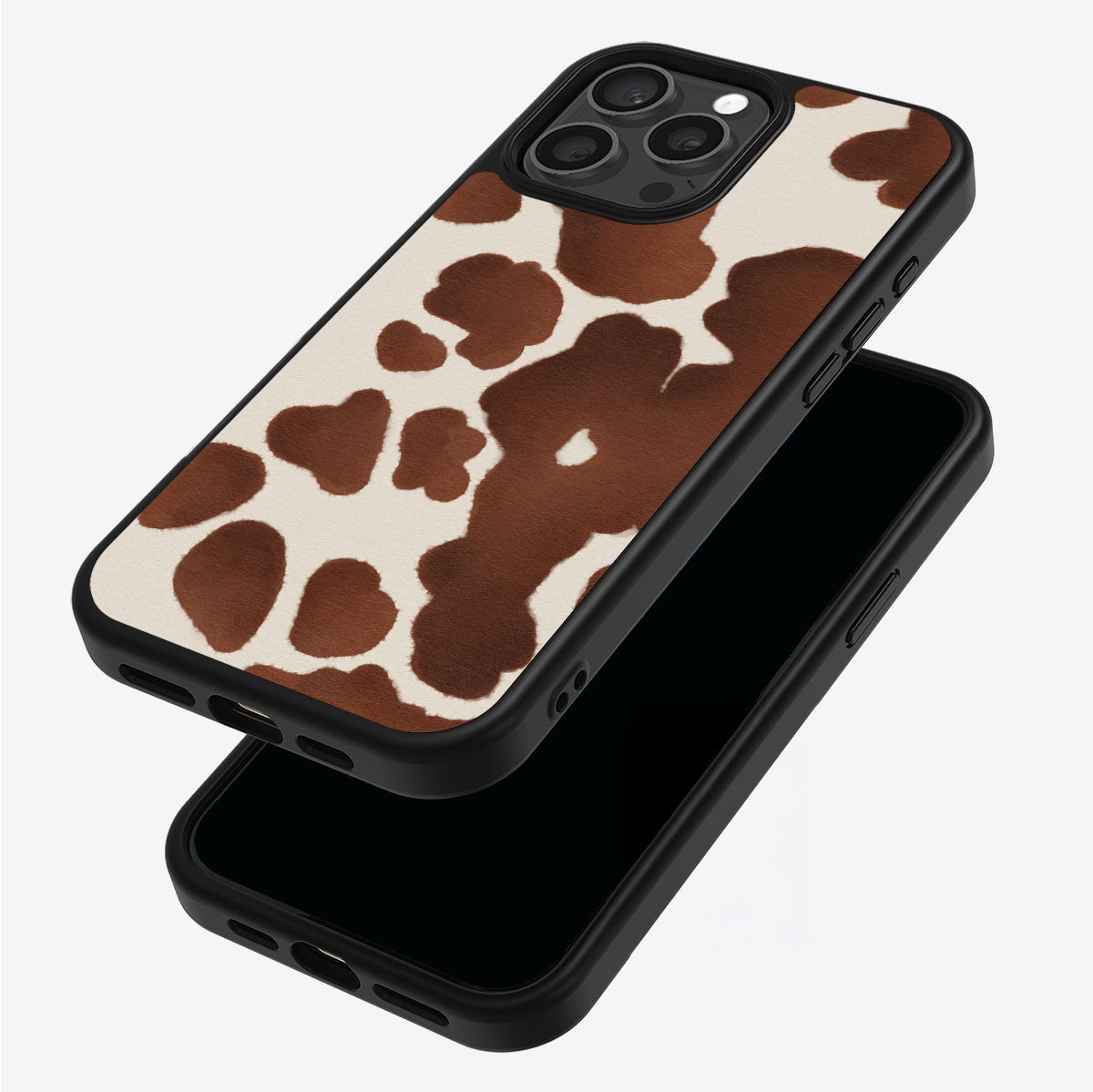 Cocoa Cow iPhone 15 Pro case – back and side view