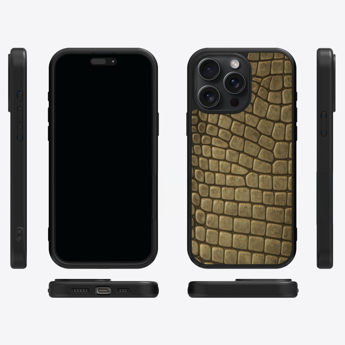Croc Scales - iPhone 15 Pro Case #case type_core (magsafe), #case type_core (non magsafe)