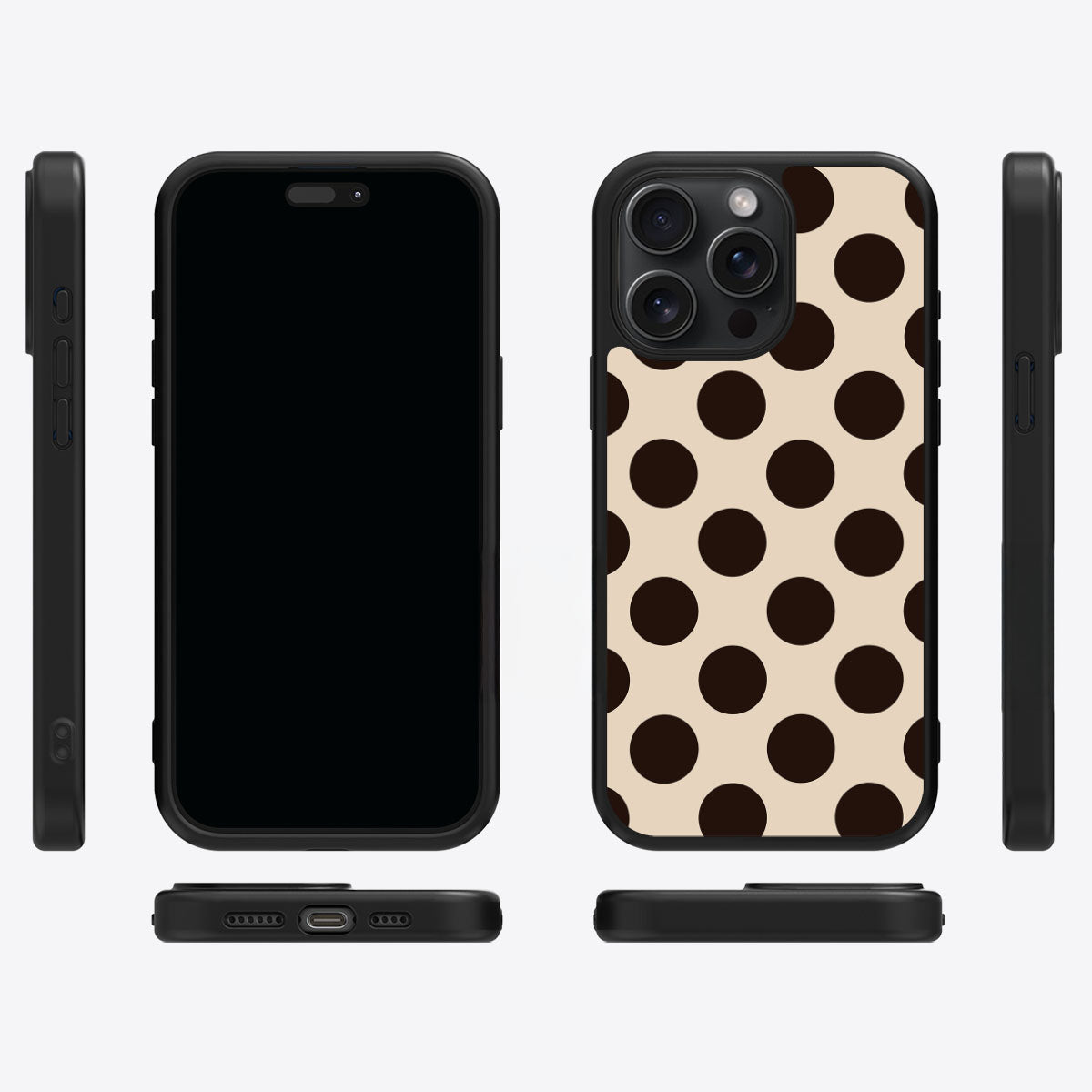 Desert Beetles iPhone 15 Pro case cover – multi-angle view