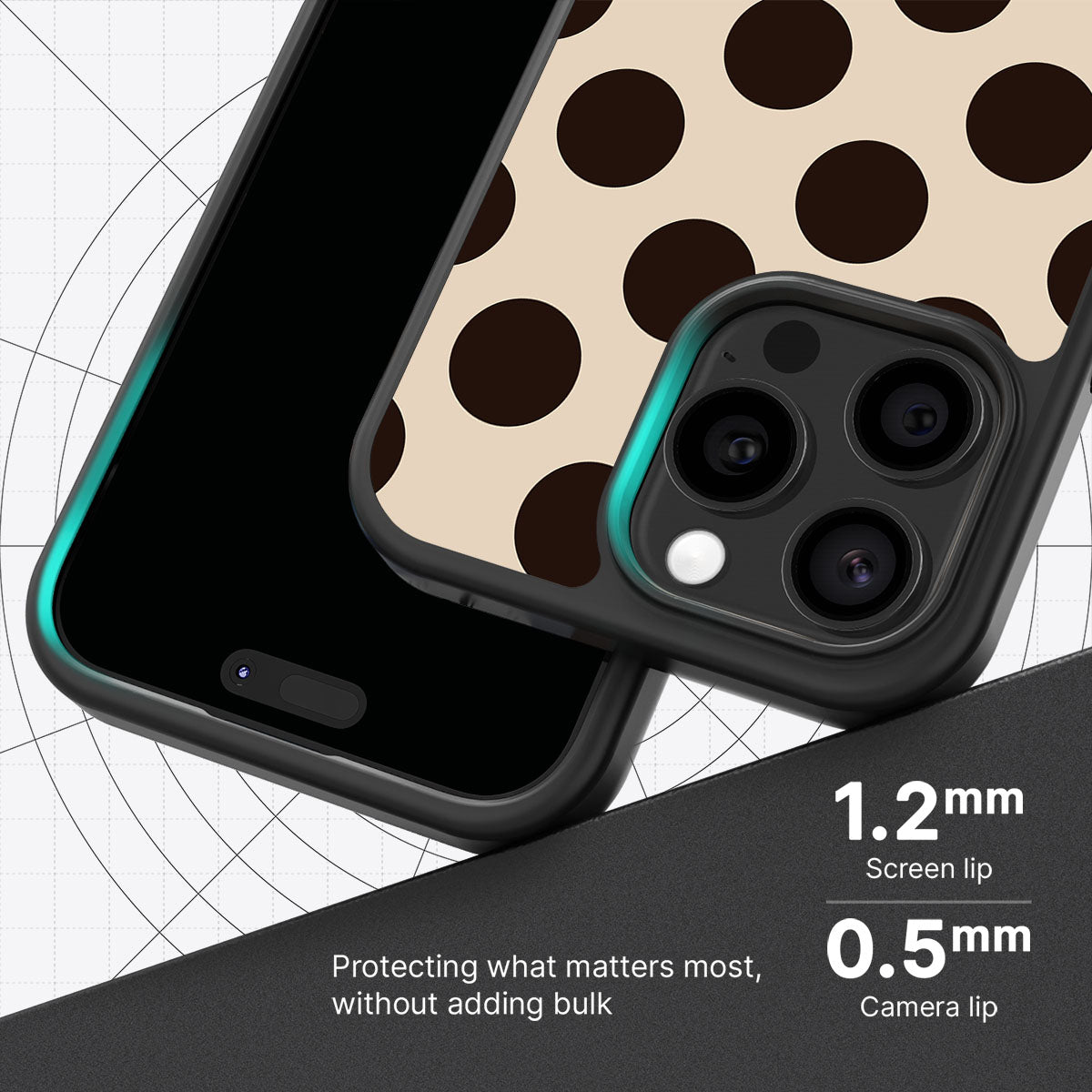 Desert Beetles slim iPhone 15 Pro phone case