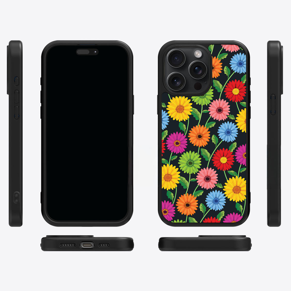 Gerbera Bloom - iPhone 15 Pro Case #case type_core (magsafe), #case type_core (non magsafe)