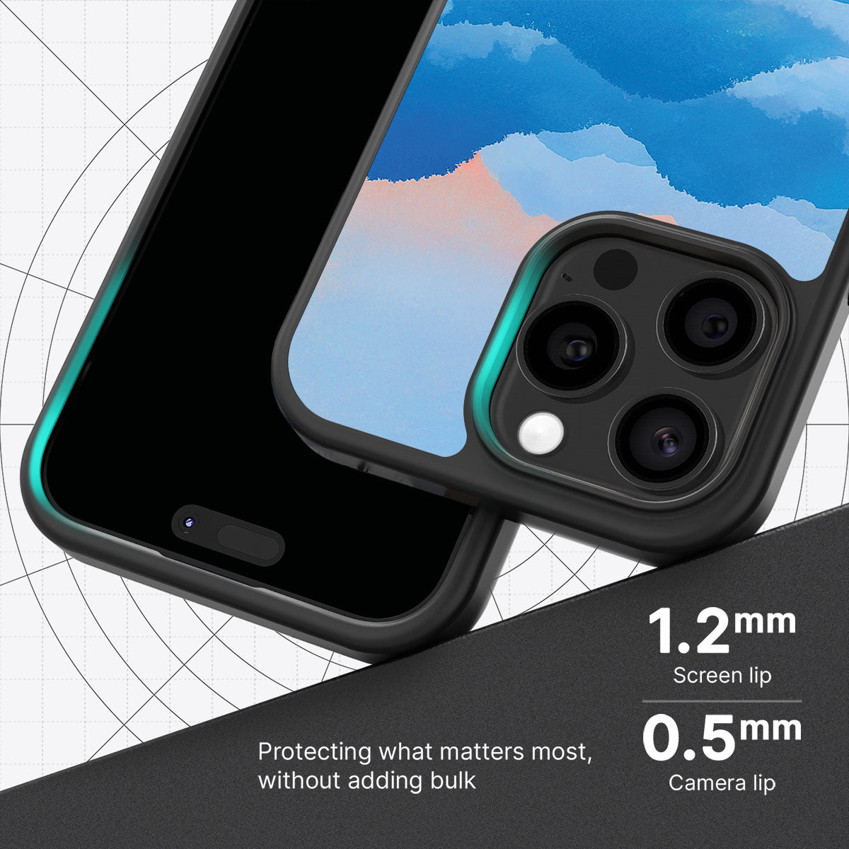 Globe Trotter slim iPhone 15 Pro phone case