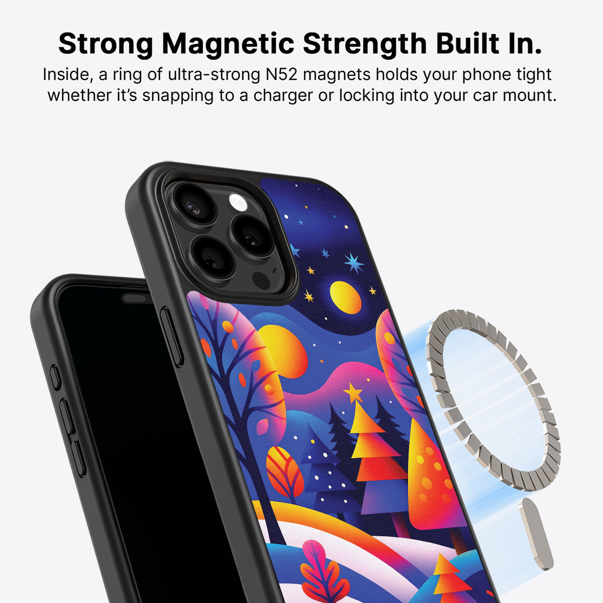 iPhone 15 Pro MagSafe case – Luminous Joy design