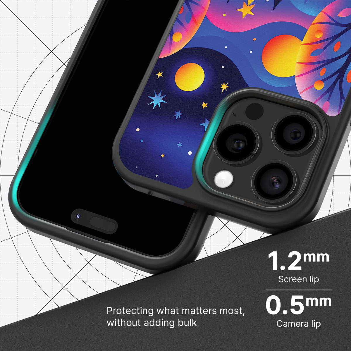 Luminous Joy slim iPhone 15 Pro phone case