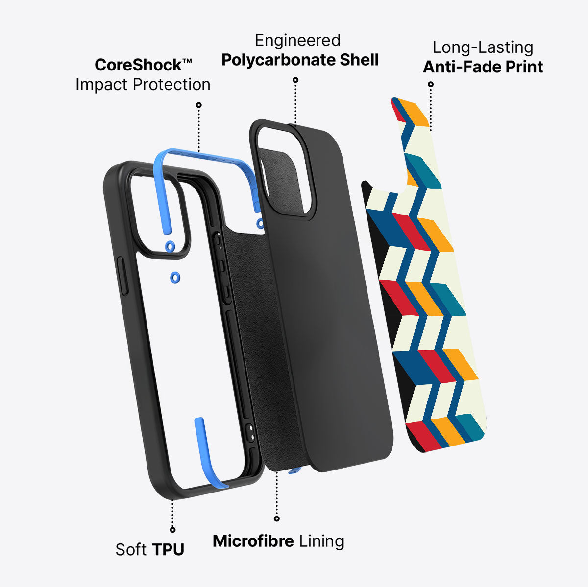 Morrocan Walk - iPhone 15 Pro Case #case type_core (non magsafe)