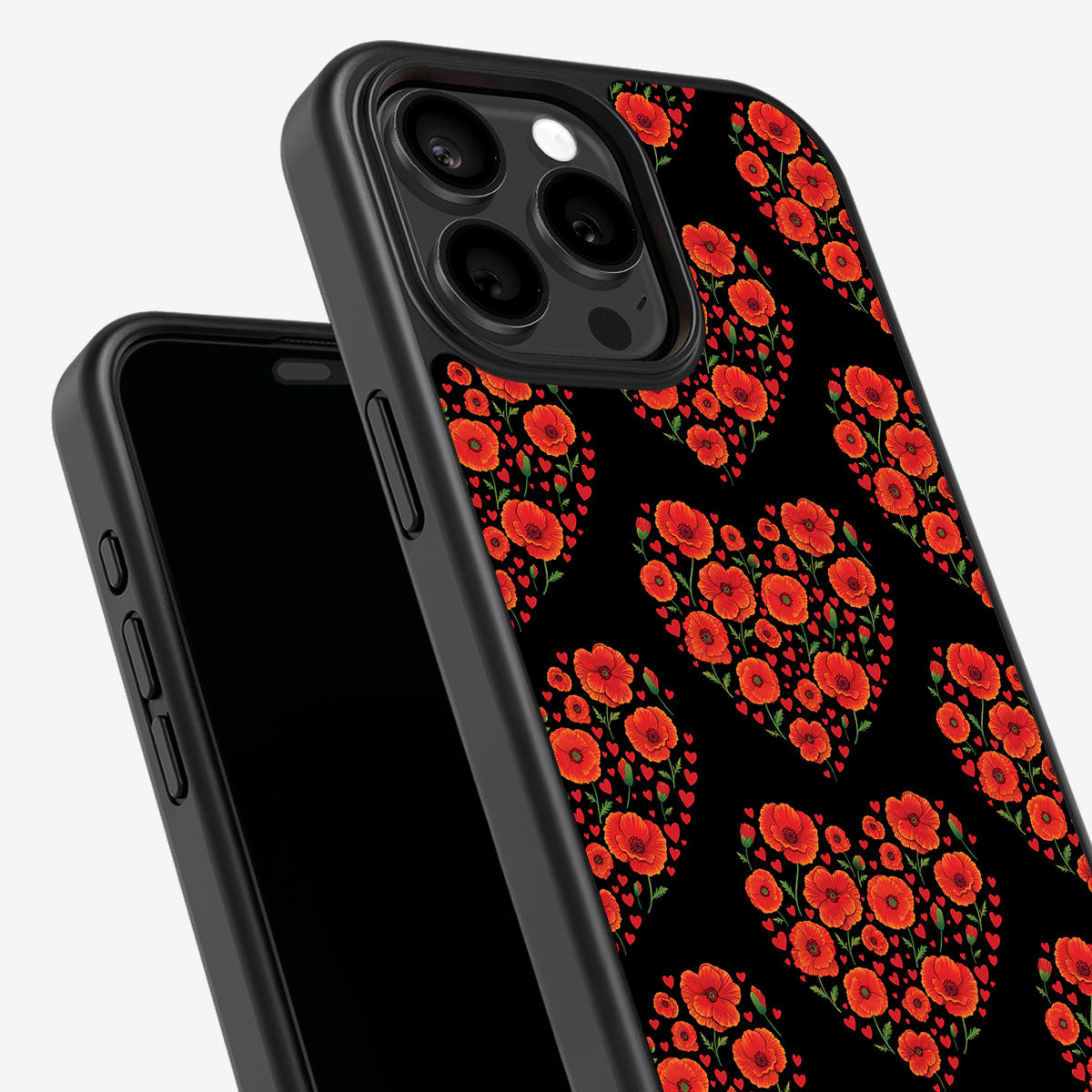 Poppy Heart - iPhone 15 Pro Case #case type_core (non magsafe)