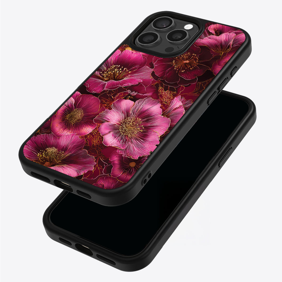 Ruby Flora - iPhone 15 Pro Case #case type_core (magsafe), #case type_core (non magsafe)