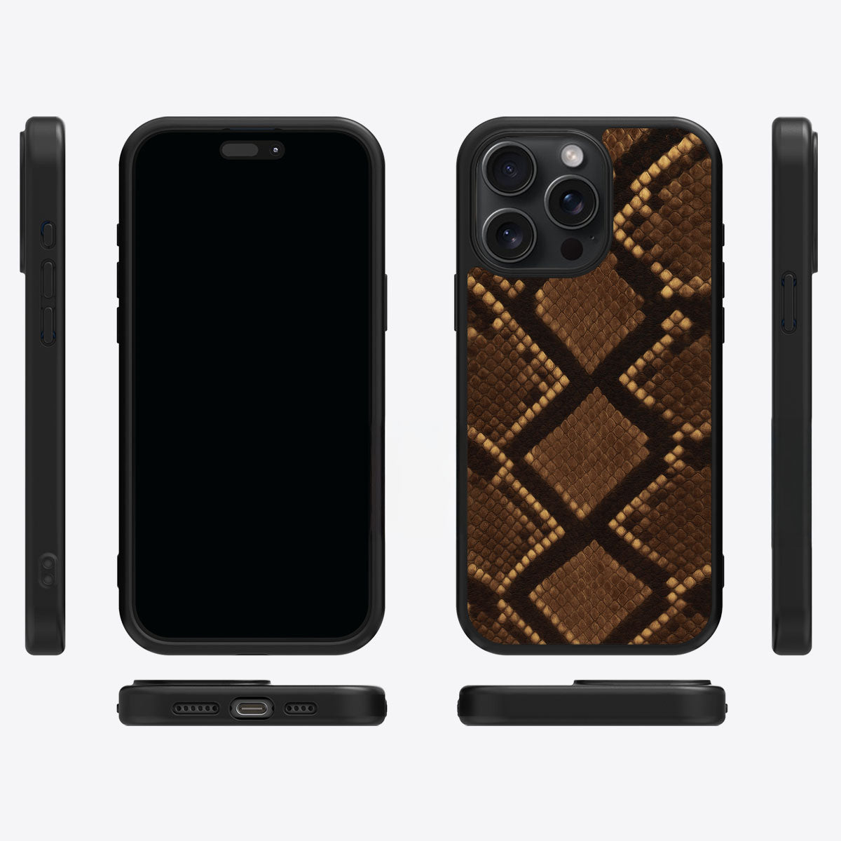 Sepia Snake - iPhone 15 Pro Case #case type_core (magsafe), #case type_core (non magsafe)