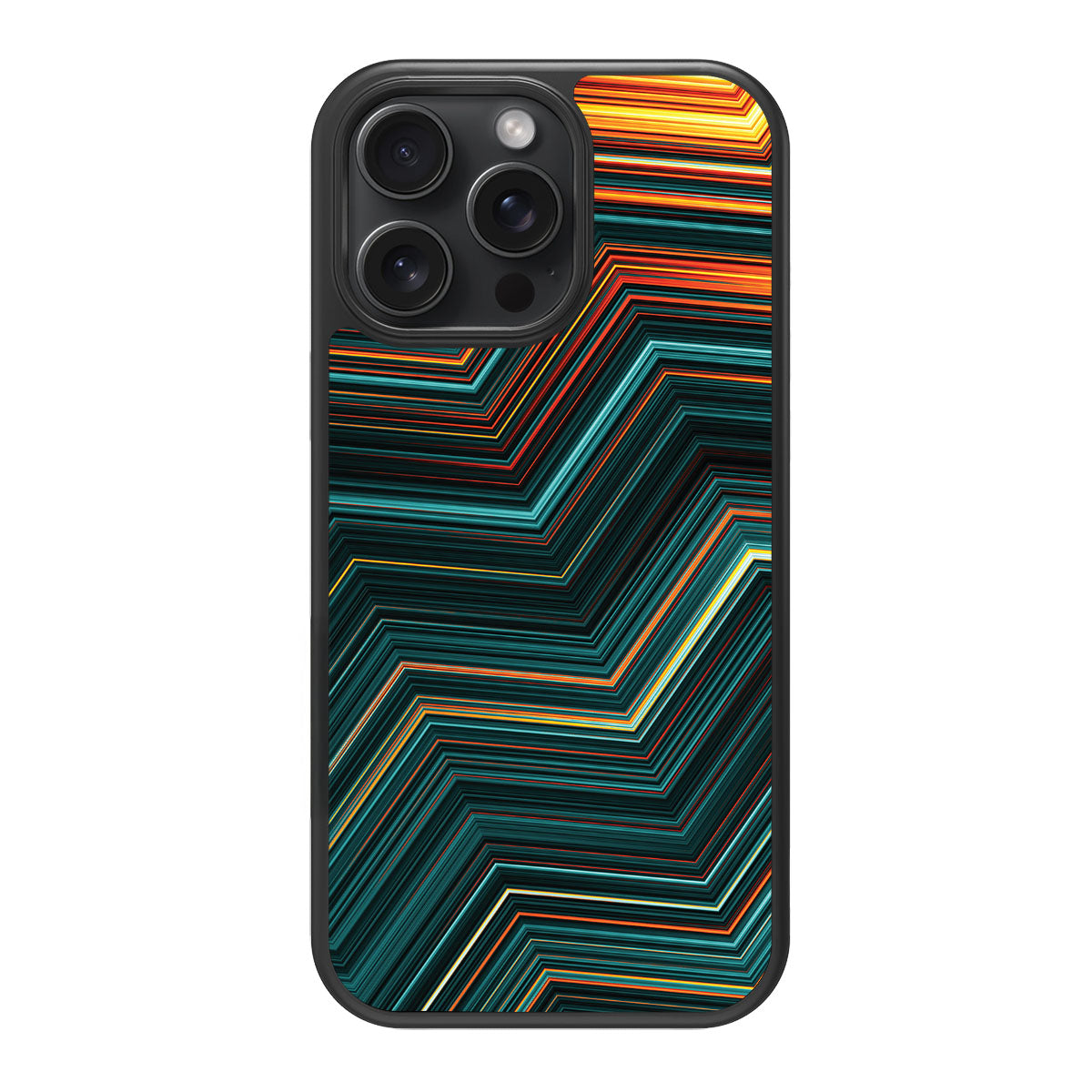 Techno Waves - iPhone 15 Pro Case #case type_core (magsafe), #case type_core (non magsafe)