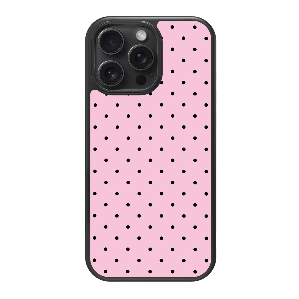 Pink Polka Dot iPhone 15 Pro Case – Veloria | MagSafe