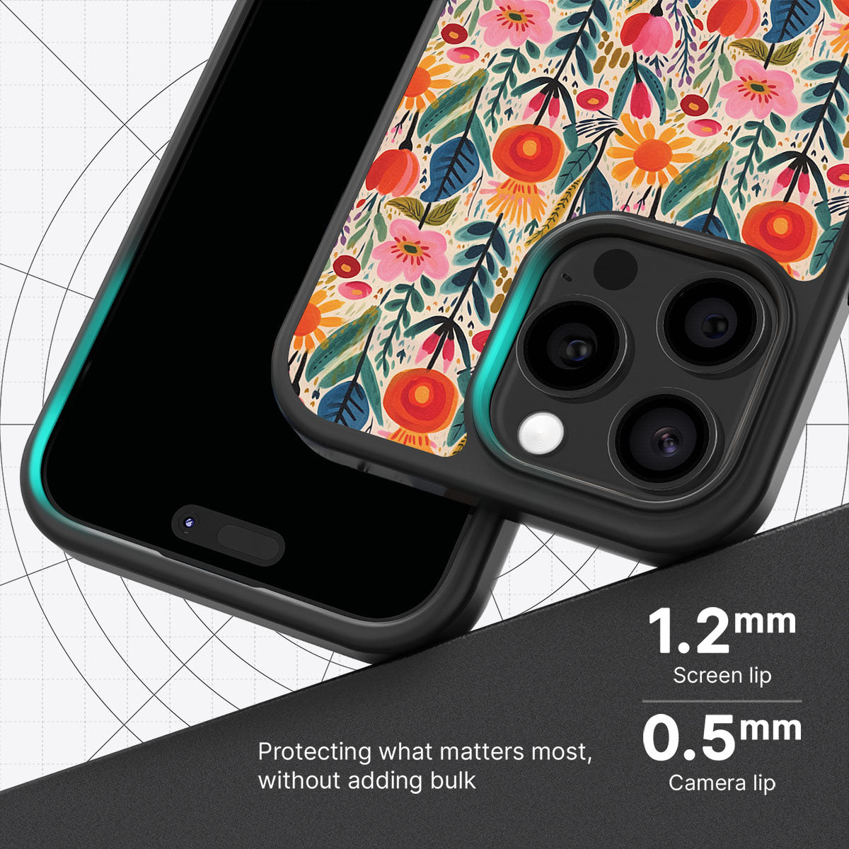 Wild Blossoms - iPhone 15 Pro Case #case type_core (magsafe), #case type_core (non magsafe)