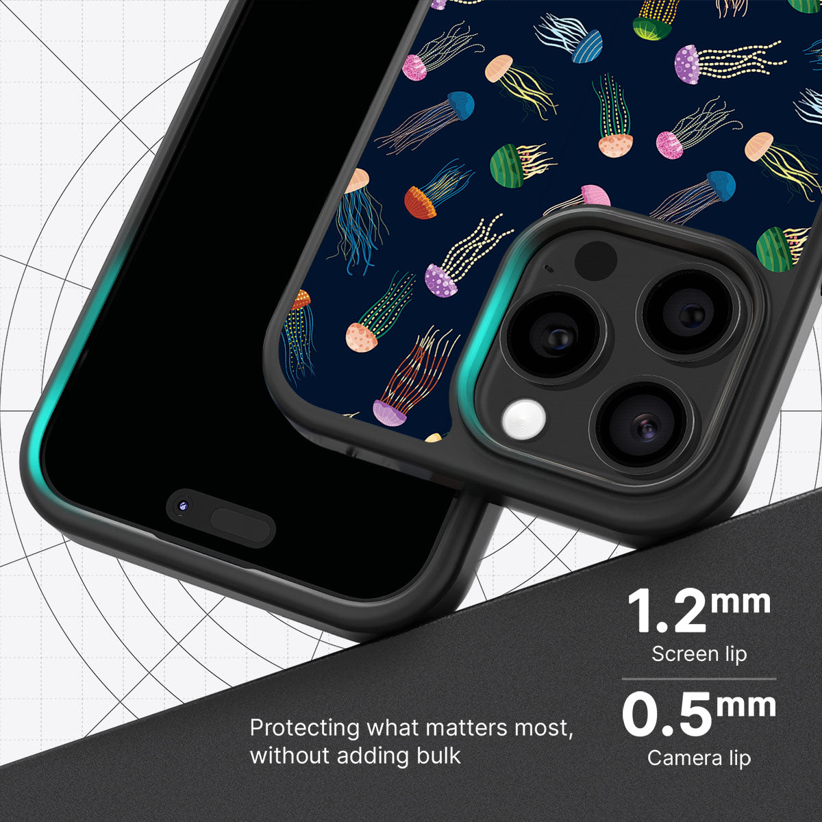 Jellyfish - iPhone 15 Pro Max Case, #case type_core (magsafe), #case type_core (non magsafe)
