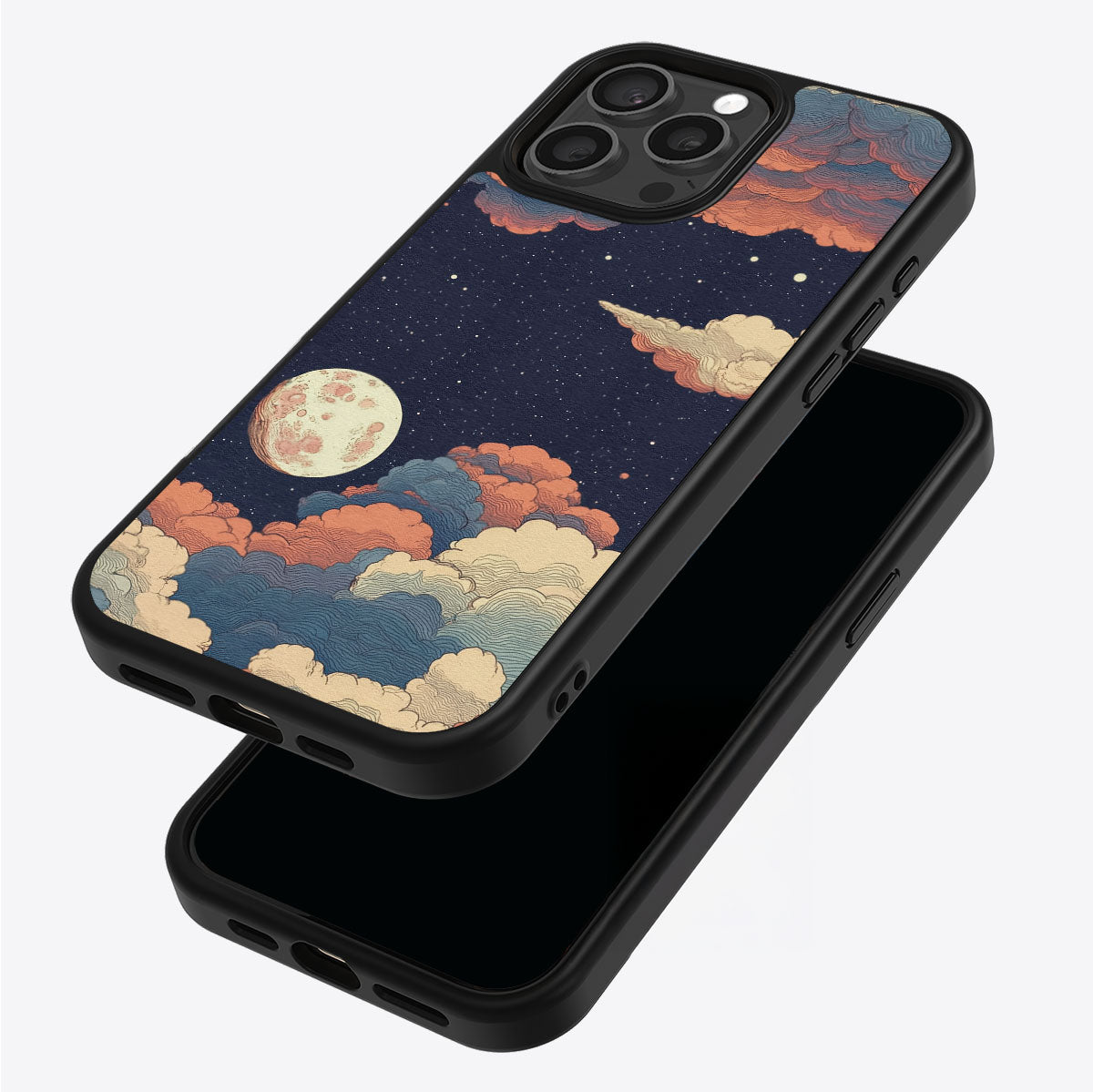 Blushed Moon - iPhone 15 Pro Max Case #case type_core (magsafe), #case type_core (non magsafe)