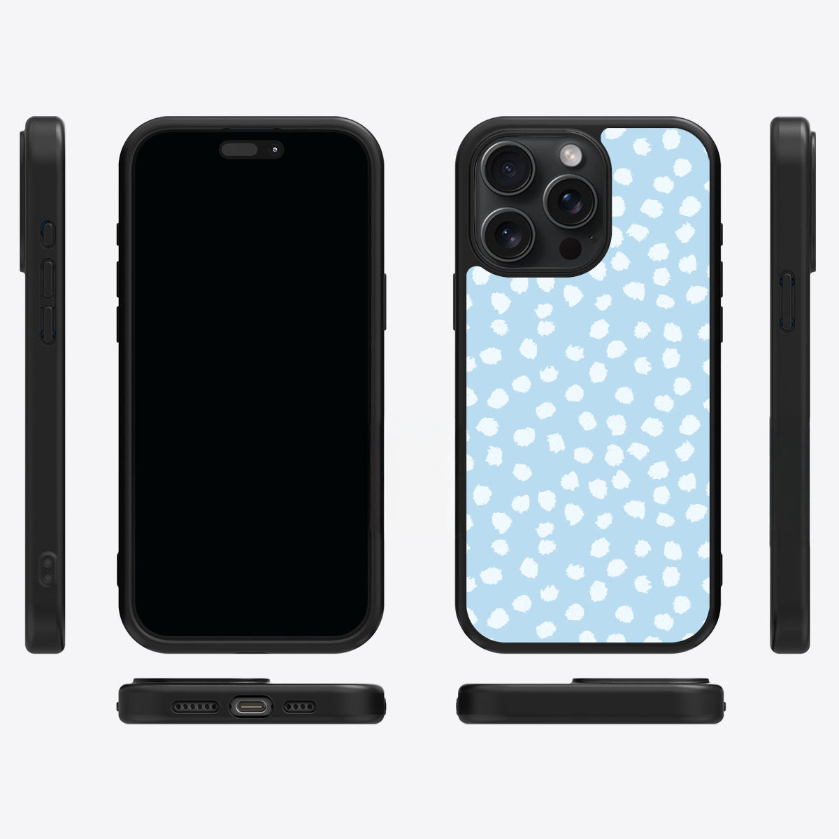 Cloud Dots - iPhone 15 Pro Max Case #case type_core (magsafe), #case type_core (non magsafe)