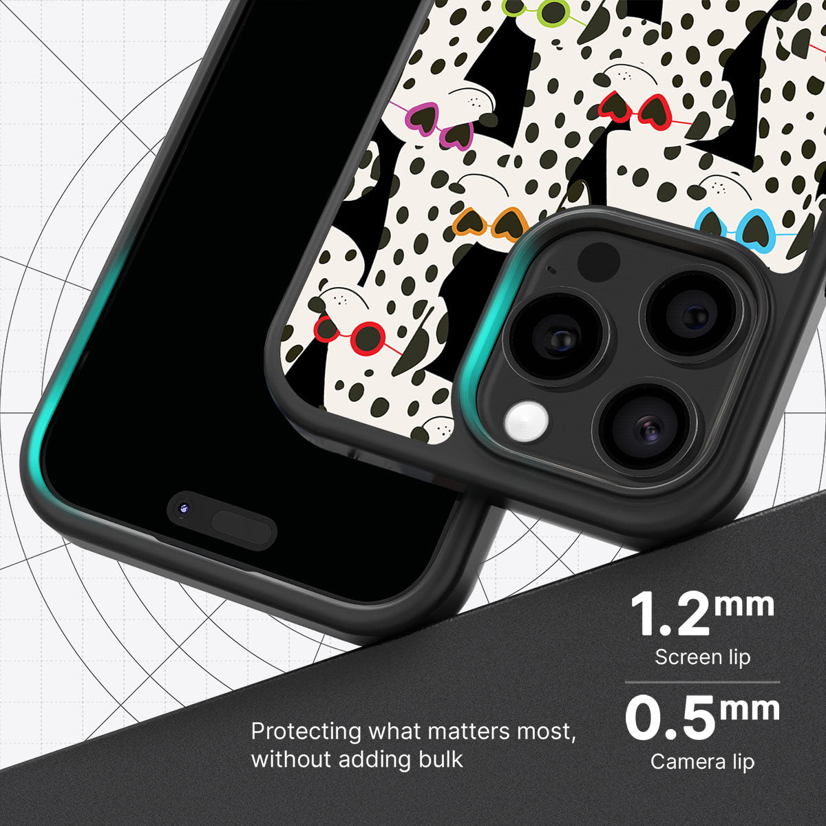 Dalmatian Dog - iPhone 15 Pro Max Case, #case type_core (magsafe), #case type_core (non magsafe)