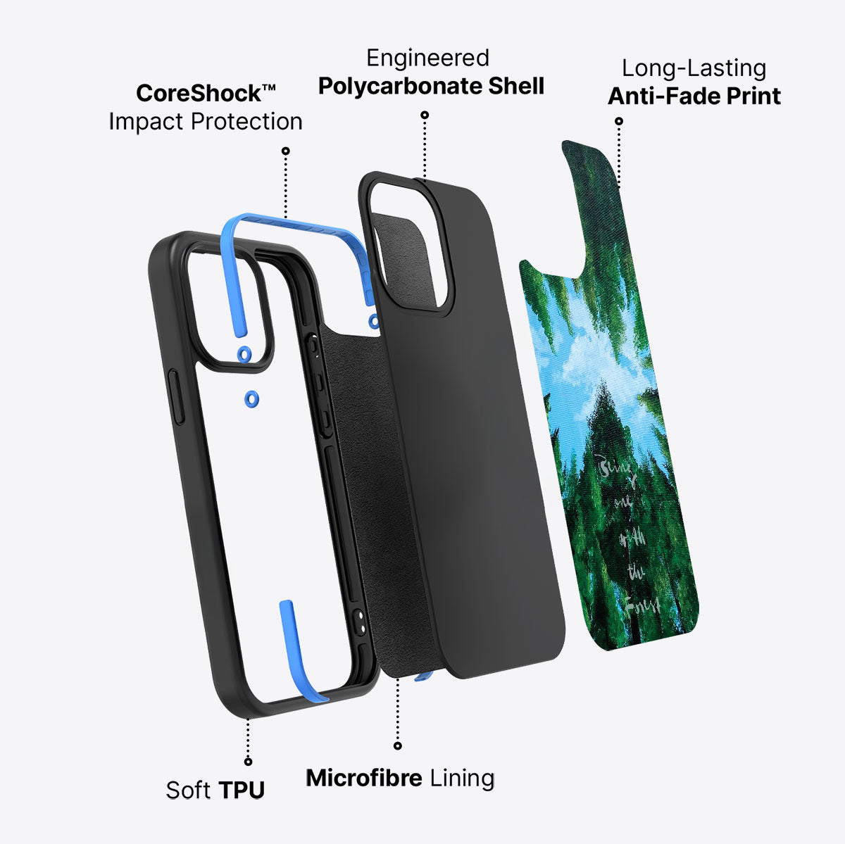 Forest Bathing - iPhone 15 Pro Max Case #case type_core (non magsafe)