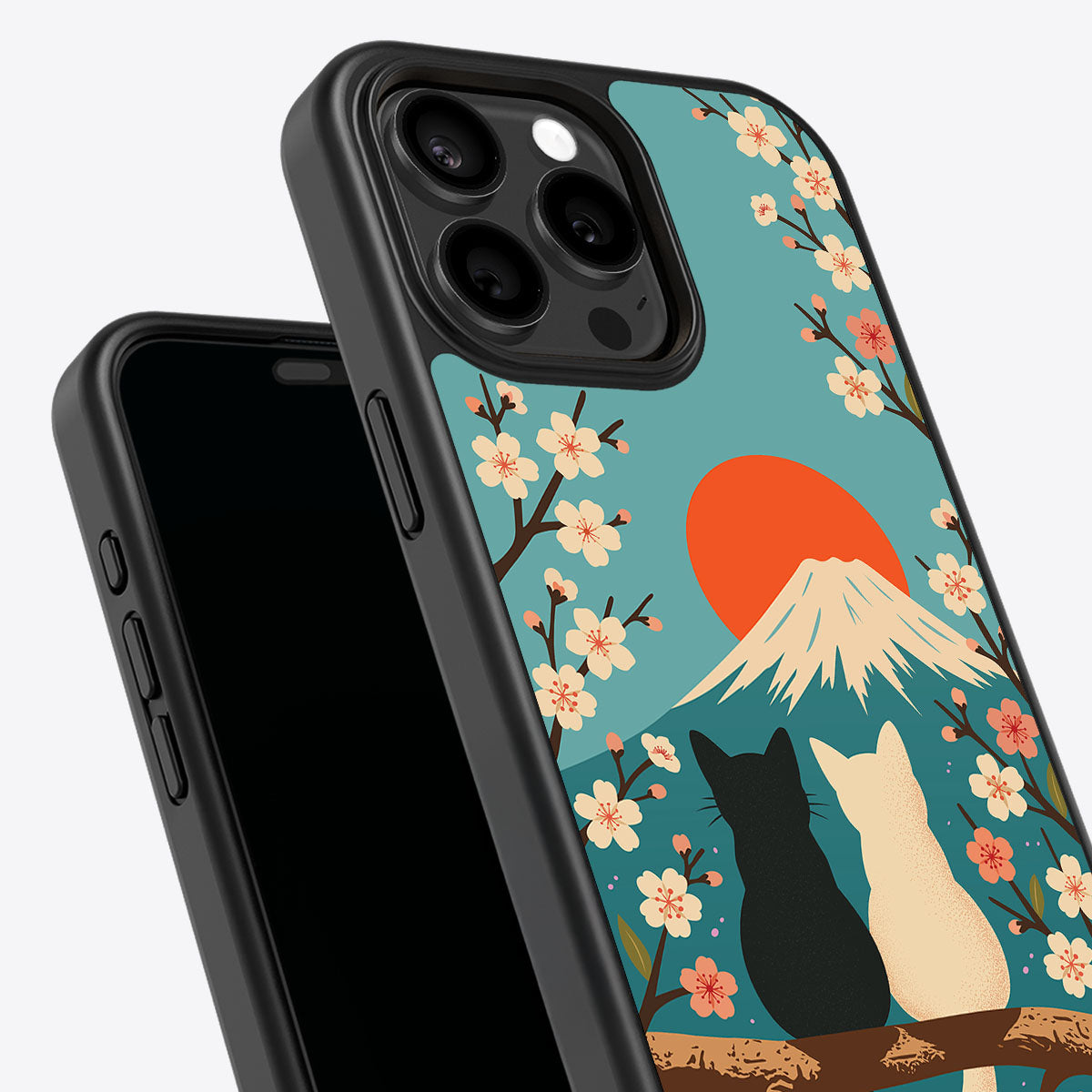 Fuji Cats - iPhone 15 Pro Max Case #case type_core (non magsafe)