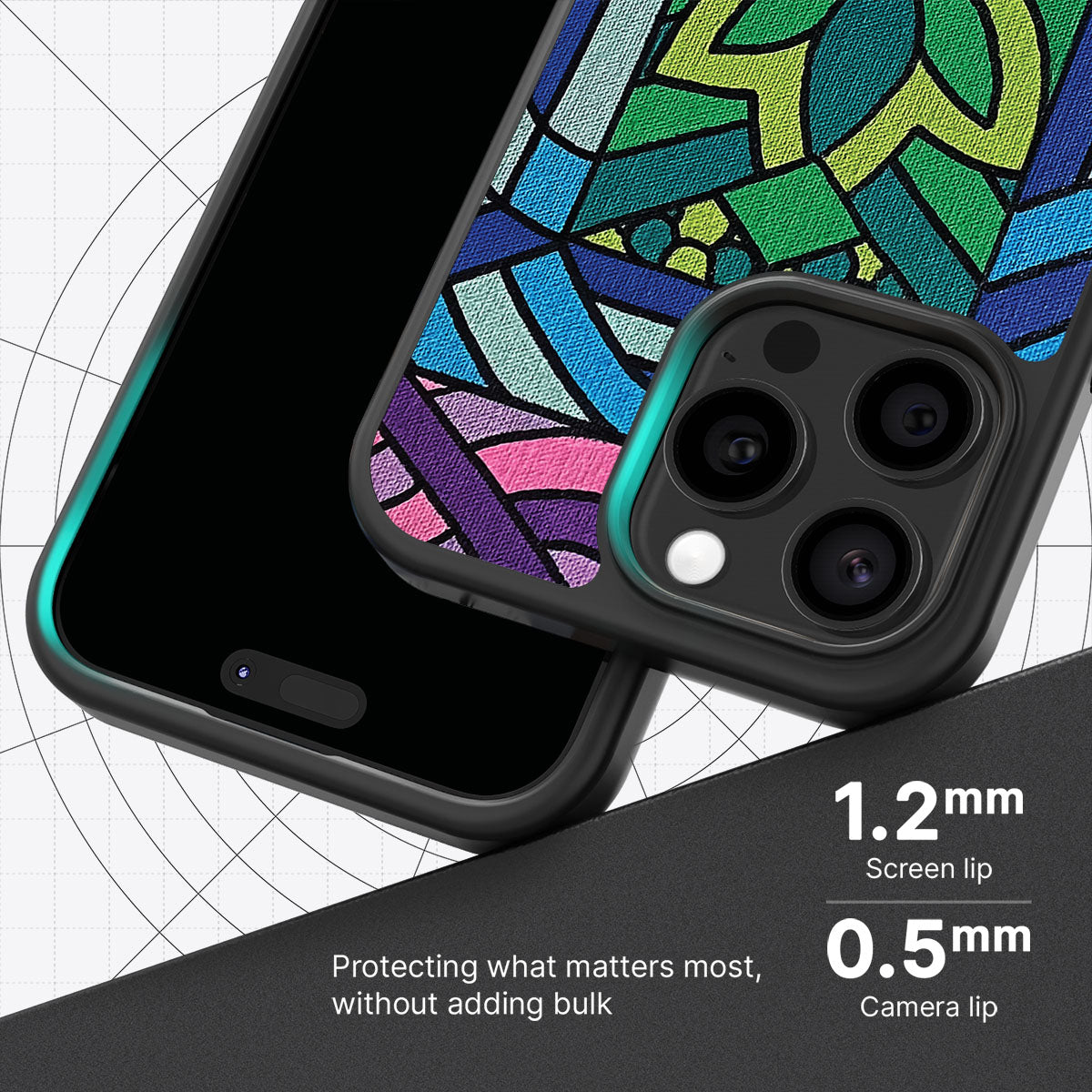 Green Flame - iPhone 15 Pro Max Case #case type_core (magsafe), #case type_core (non magsafe)