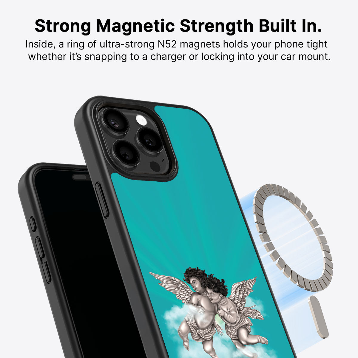 Guardian Angels - iPhone 15 Pro Max Case #case type_core (magsafe)