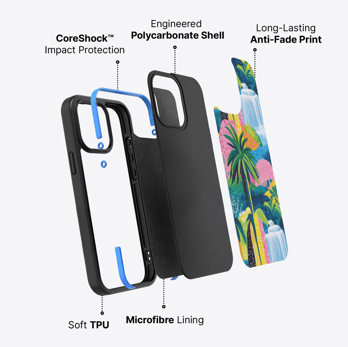 Lively Amazon - iPhone 15 Pro Max Case #case type_core (non magsafe)