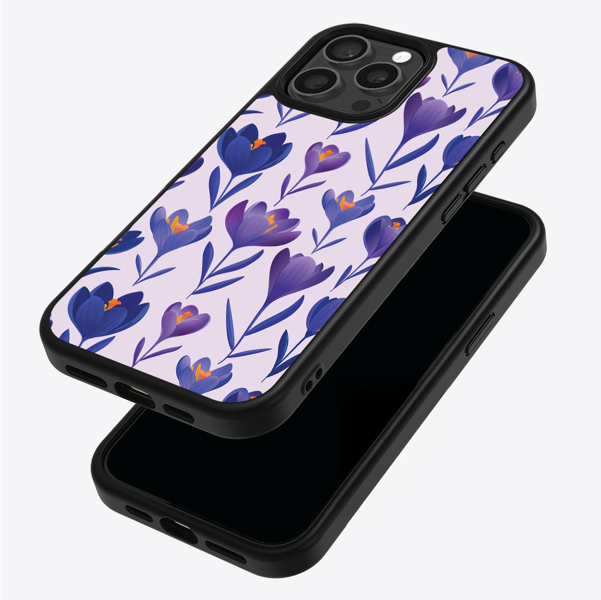 Midnight Crocus - iPhone 15 Pro Max Case #case type_core (magsafe), #case type_core (non magsafe)