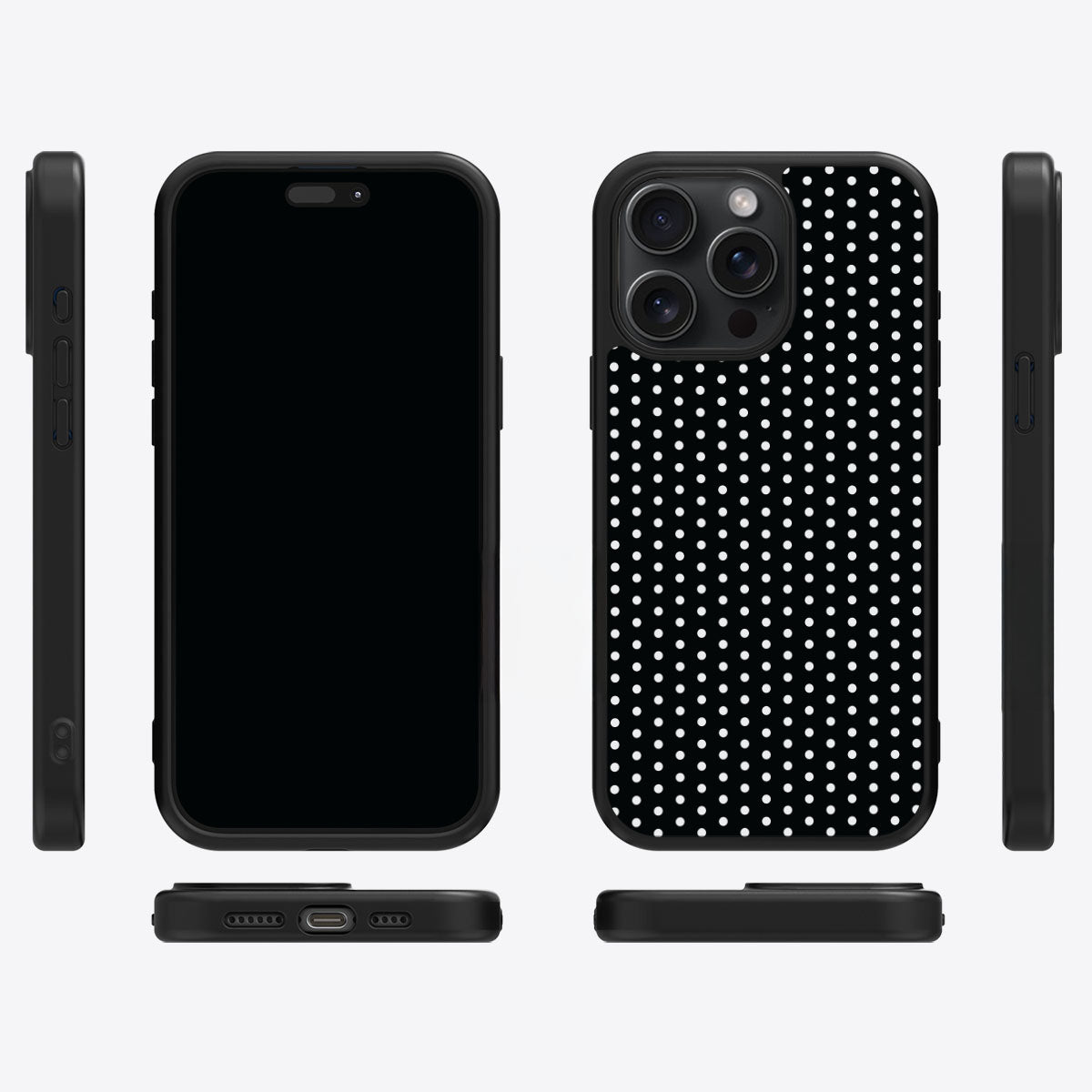 Noir Mesh - iPhone 15 Pro Max Case #case type_core (magsafe), #case type_core (non magsafe)