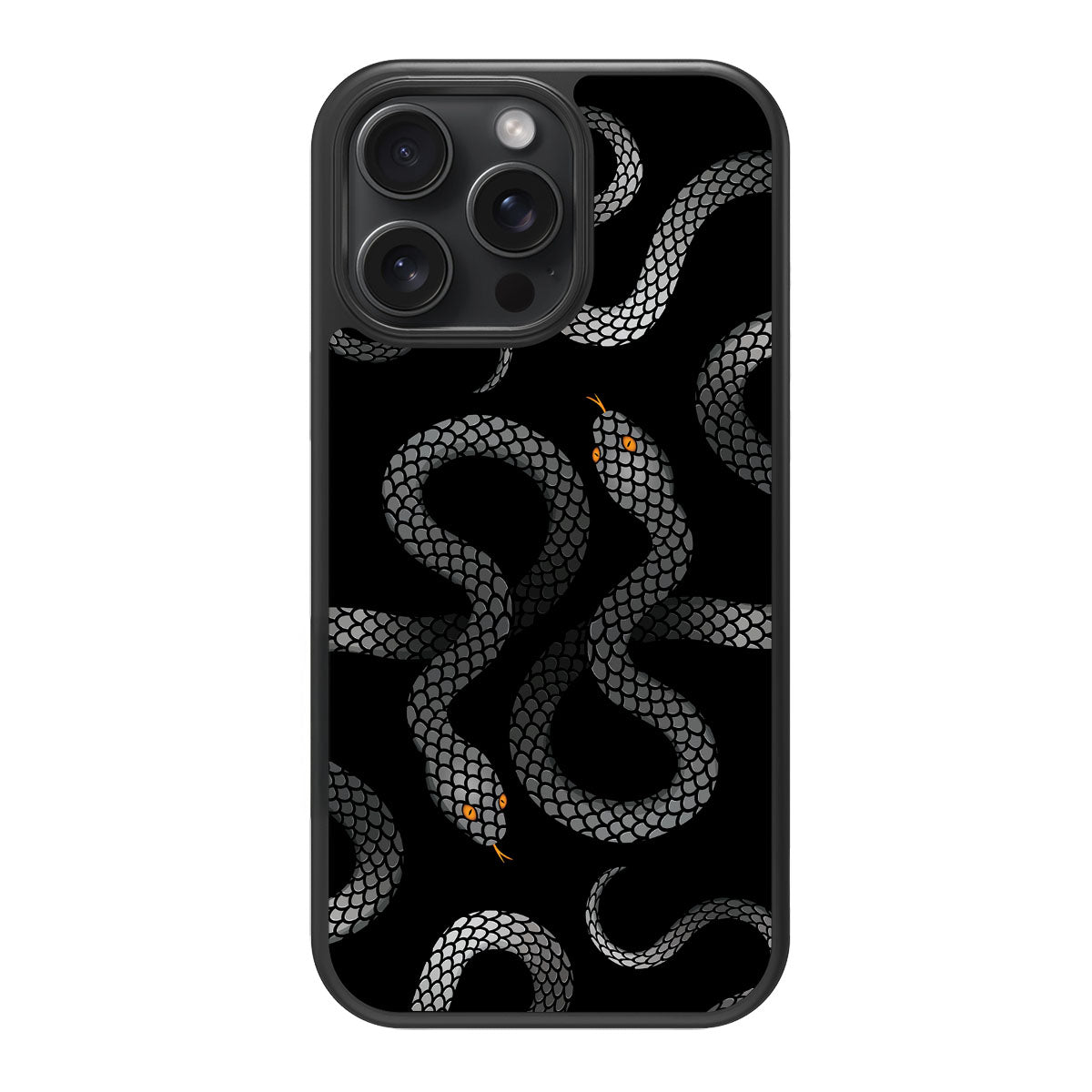 Noir Serpent - iPhone 15 Pro Max Case #case type_core (magsafe), #case type_core (non magsafe)