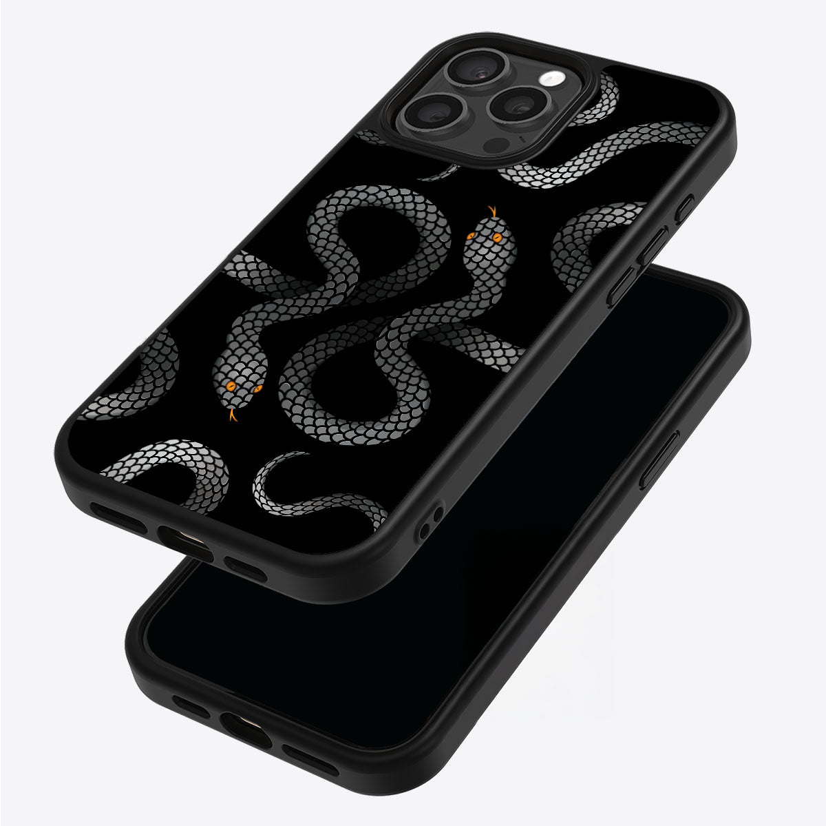 Noir Serpent - iPhone 15 Pro Max Case #case type_core (magsafe), #case type_core (non magsafe)